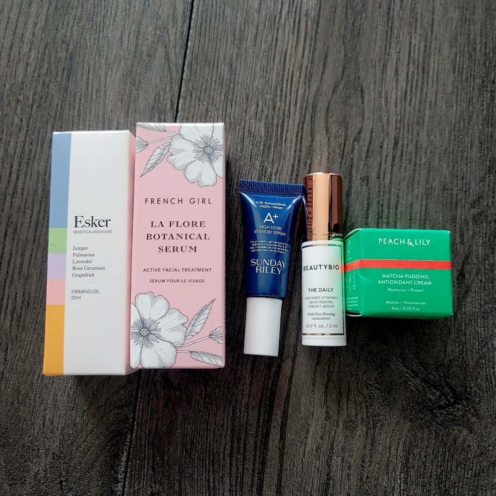 Five(5) Face Serums+Creams+Facial Treatments | Sample Beauty Product Bundle